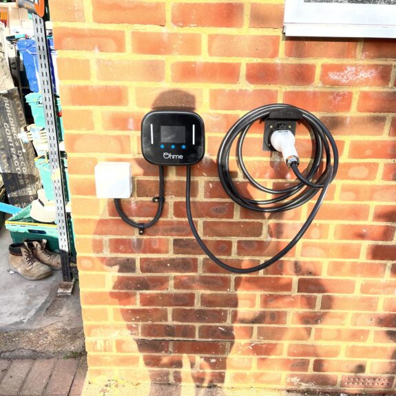 Ohme EV Charger at a customer’s house